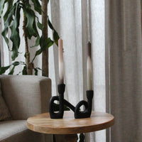 Porta Velas negro