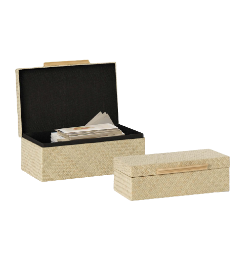 Caja Herringbone Natural