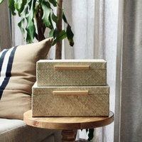 Caja Herringbone Natural