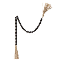 Guirnalda negra con jute